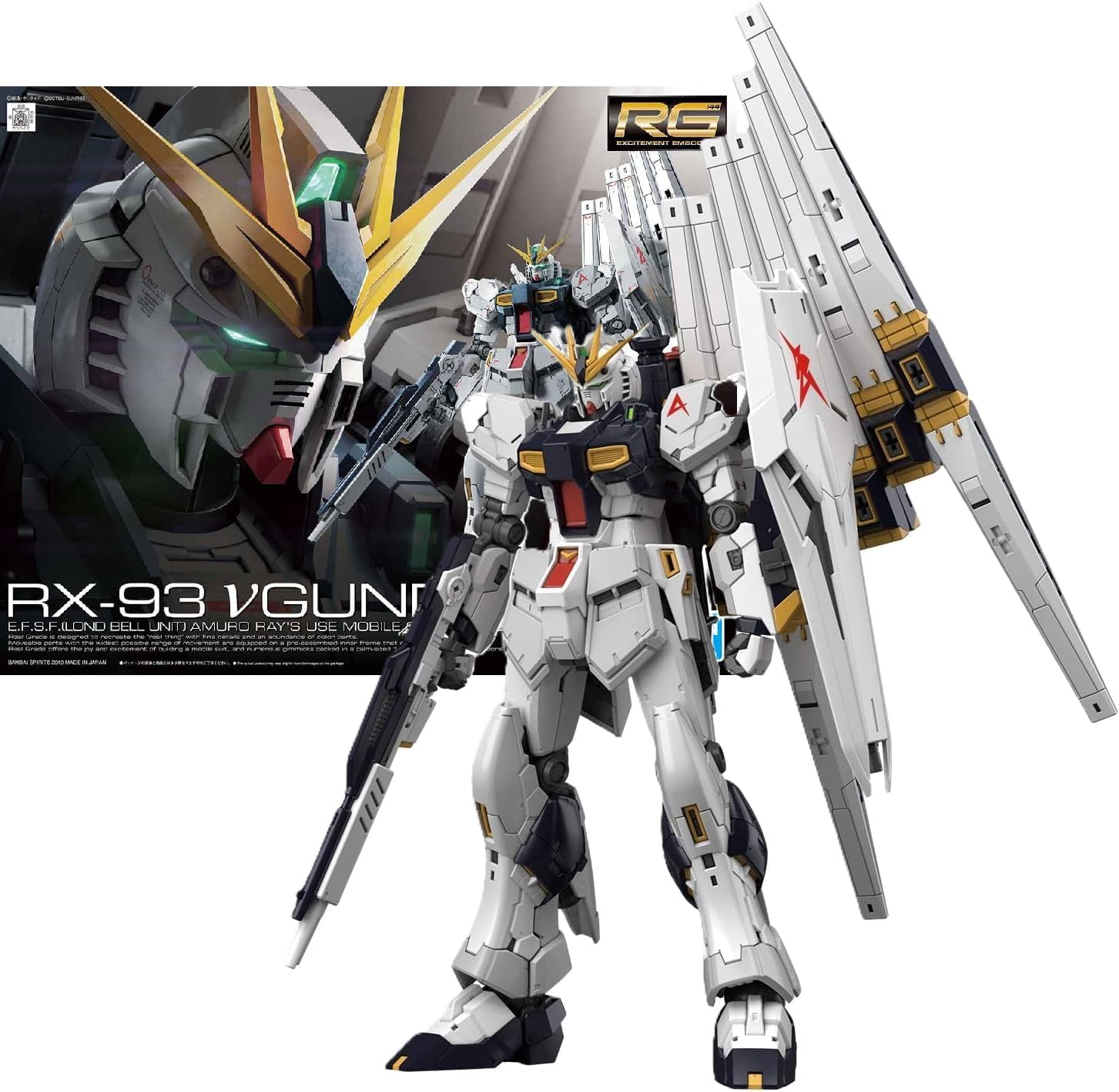 Amazon | RG νガンダム RX-93 逆襲のシャア 1/144スケール 色分け済み